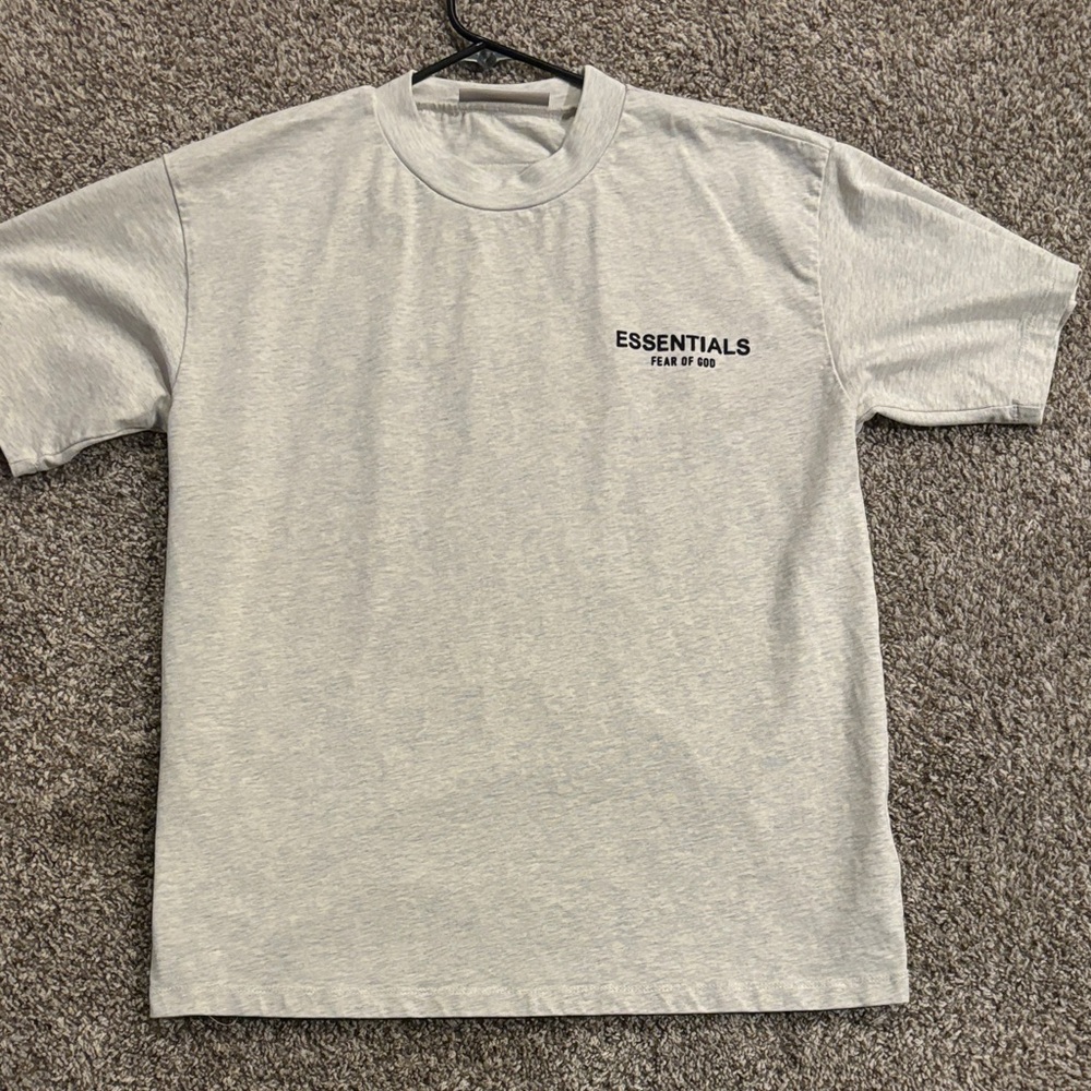 Fear of God Essentials Light Gray T-Shirt